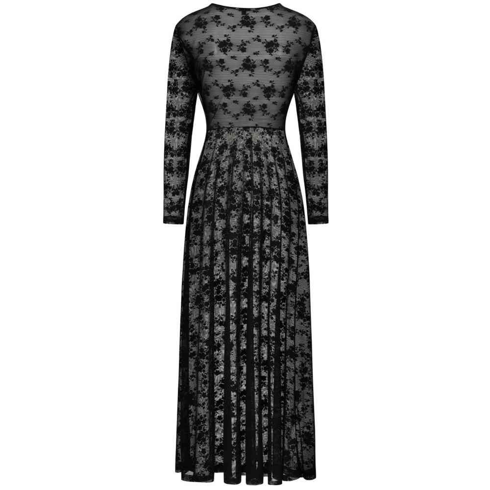 Banned - Florence Lace Maxi lange jurk - Zwart